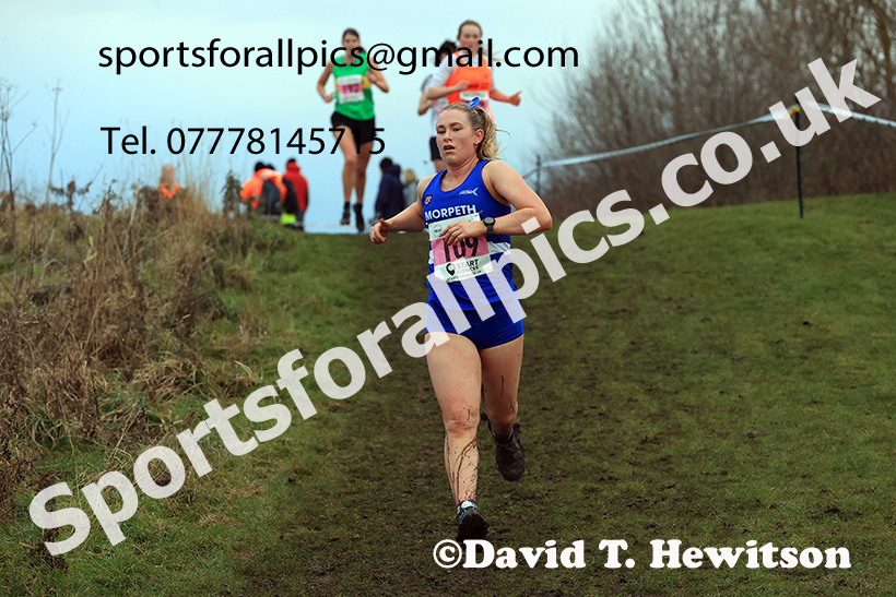 Senior womens 2024 NECAA Cross Country Champs., Temple Park, South Shields. Photo: David T. Hewitson/Sports for All Pics